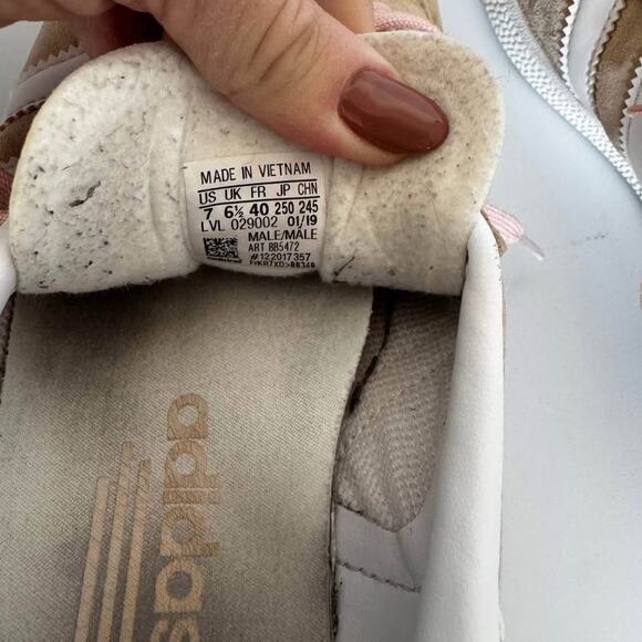 Adidas Gazelle “Vapor Pink / White / Gold” – Men’s 7 (fits Women’s 8.5) - Picture 7 of 8